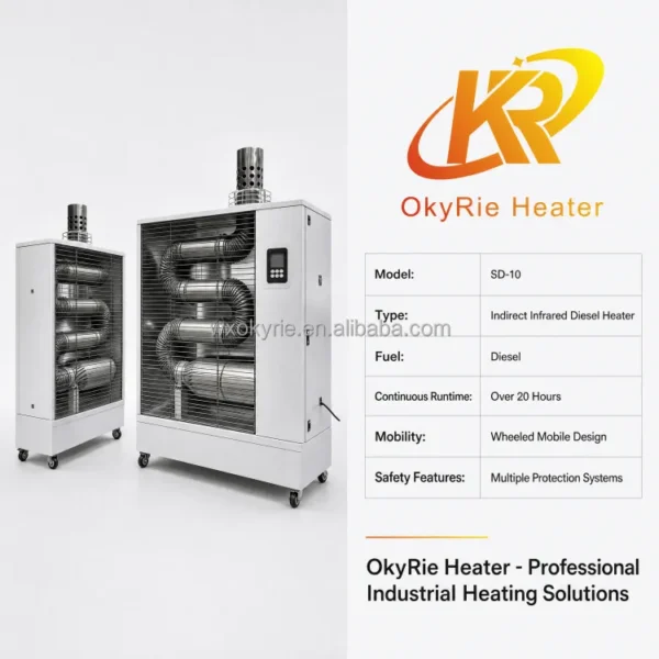 Infrared Diesel Industrial Heater, SD-10, 10KW - view 3