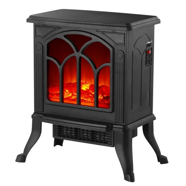 Infrared Electric Fireplace, 750w, 1500w, Portable, 3D - view 3