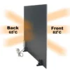Infrared Electric Heater, Portable, 500W, Solar - view 2