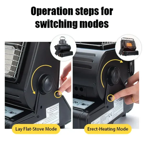 Infrared Lpgbutane Gas Stove, Portable, Steel - view 4