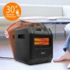 Infrared Space Heater, Portable, 1000w, 1500w, 6-element - view 4