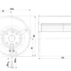 Inlet Centrifugal Cooling Fan, D2e133-am31-05, 400v, Ip44 - view 3