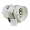 Inline Air Booster Fan, 110v, 8"