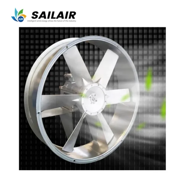 Inline Axial Extraction Fan, 380V220V415V, 8000-12600m3 - view 2