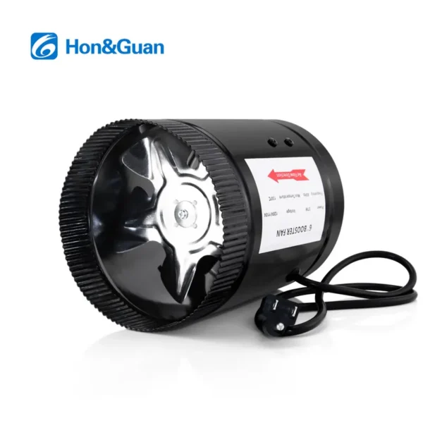 Inline Booster Duct Fan, 4''6''8'', Stainless - view 2