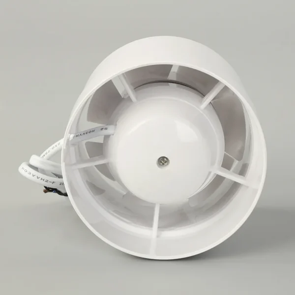 Inline Booster Duct Fan, Centrifugal, 220V, Plastic - view 3