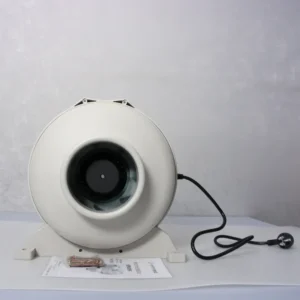 Inline Centrifugal Duct Fan, 150mm, 650m3/h, PVC, HVAC