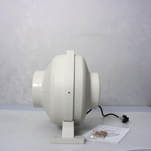 Inline Centrifugal Duct Fan, 150mm, 650m3/h, PVC, HVAC - view 4