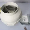 Inline Centrifugal Duct Fan, 250mm, PVC - view 4