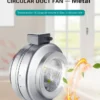 Inline Circular Duct Fan, 425CFM, 110 V, Corded Electric - view 3