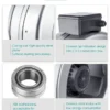 Inline Circular Duct Fan, 620CFM, 220 V, Corded Electric - view 4