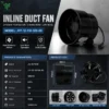 Inline Duct Blower, 12W, 12V - view 2