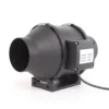 Inline Duct Booster Fan, 110/220V, Centrifugal, 4" - view 2