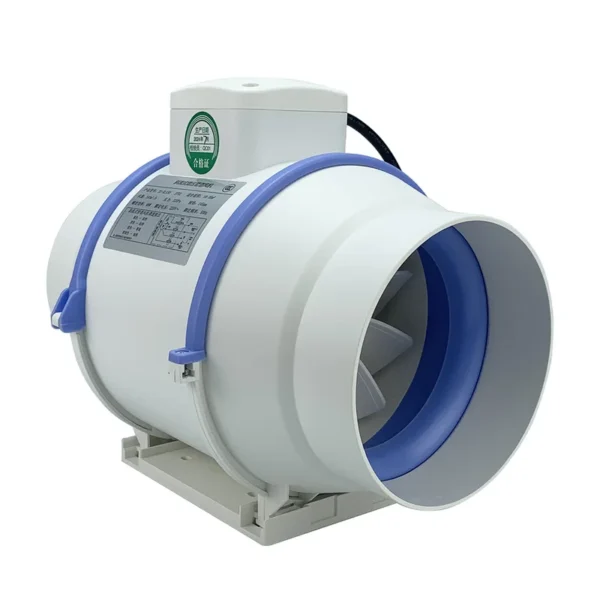 Inline Duct Booster Fan, 200mm, 110V, A.C. Source - view 3