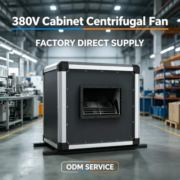 Inline Duct Booster Fan, 2500m/h, Centrifugal, 380V, HVAC
