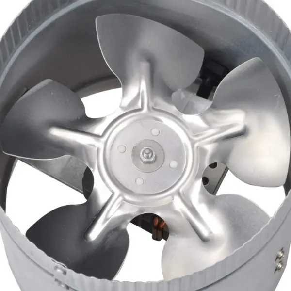 Inline Duct Booster Fan, 4'', 6'', 8'', Stainless - view 3