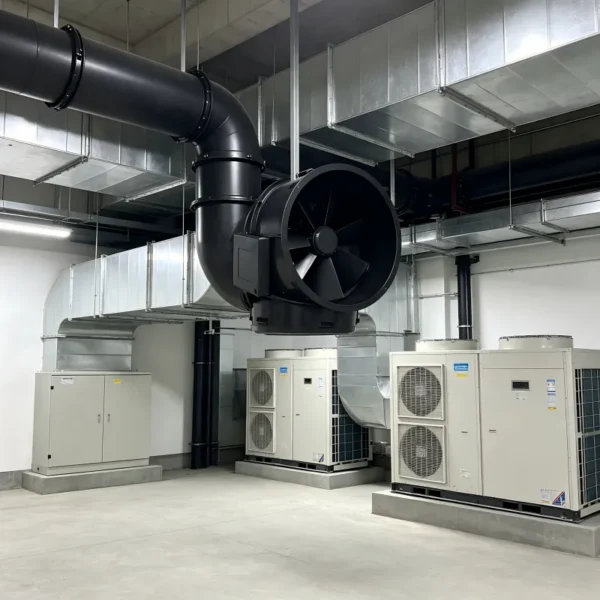 Inline Duct Booster Fan, Plastic, HVAC - view 4