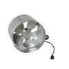Inline Duct Booster Fan, Stainless, Steel