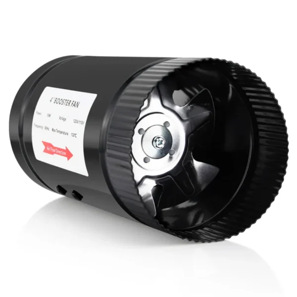Inline Duct Booster Fan, Stainless, Steel - view 4