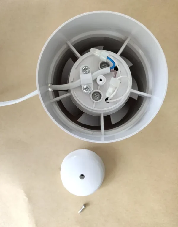 Inline Duct Exhaust Fan, 100%, ABS, 4-6, 100-150mm - view 2