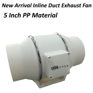 Inline Duct Exhaust Fan, 110-240V~, A.C. Source
