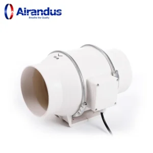 Inline Duct Exhaust Fan, 220V, Stainless Steel