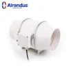 Inline Duct Exhaust Fan, 220V, Stainless Steel - view 3