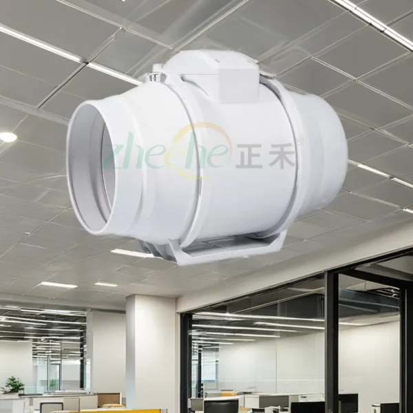 Inline Duct Exhaust Fan, 4/6/8/10/12'', Plastic - view 2