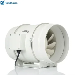 Inline Duct Exhaust Fan, 8inch, IP44, Waterproof, 500