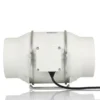 Inline Duct Exhaust Fan, Axial, 110V, Electric - view 2