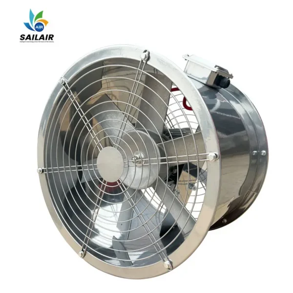 Inline Duct Exhaust Fan, Stainless, Steel