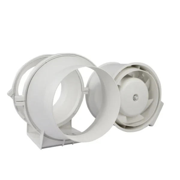 Inline Duct Exhaust Fan, Stainless, Steel, 220V, Centrifugal - view 3