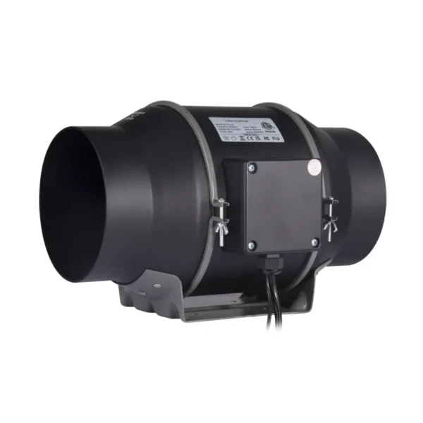 Inline Duct Fan, 100~240V, 115, Plastic