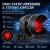 Inline Duct Fan, 100mm, HVAC - view 2