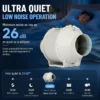 Inline Duct Fan, 100mm, NMB - view 2
