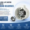 Inline Duct Fan, 100mm, NMB - view 4