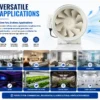 Inline Duct Fan, 100mm, NMB - view 6
