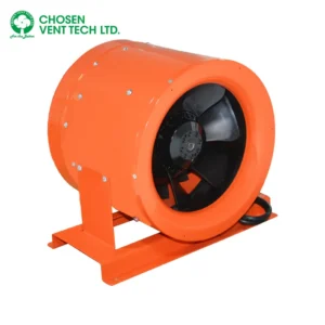 Inline Duct Fan, 110-120V, Metal