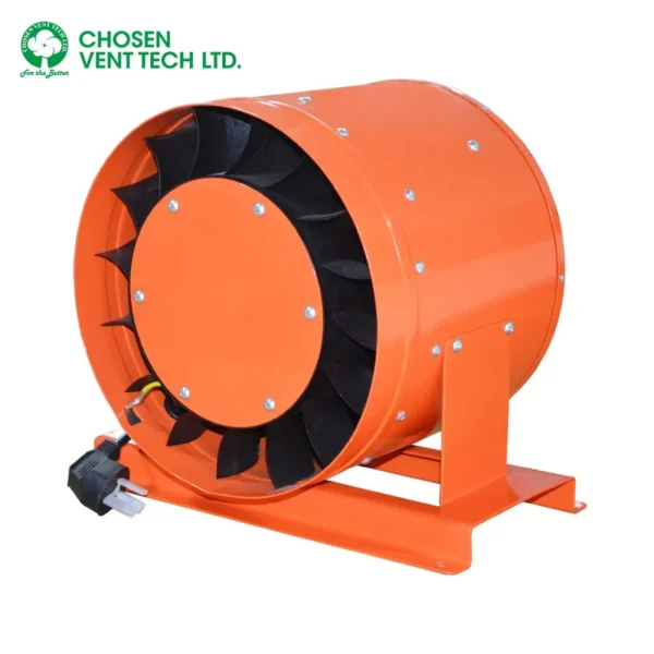 Inline Duct Fan, 110-120V, Metal - view 3