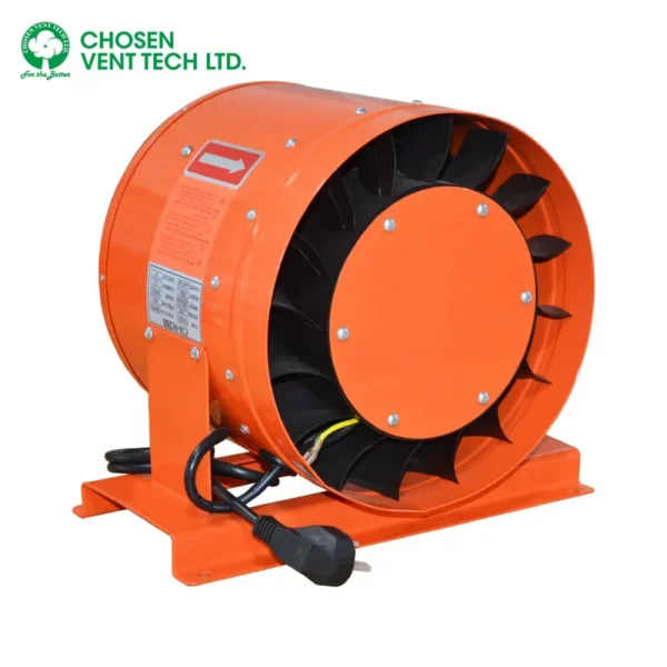 Inline Duct Fan, 110-120V, Metal - view 5