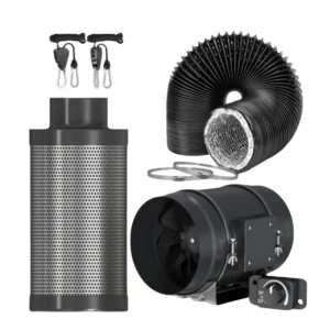 Inline Duct Fan, 110-240V 50, 830CFM