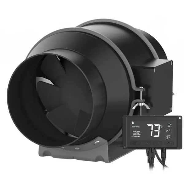 Inline Duct Fan, 110V/220V/230V, 4" - view 5