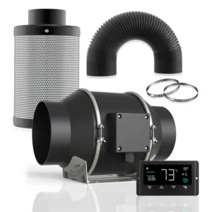 Inline Duct Fan, 110v, Battery Powered