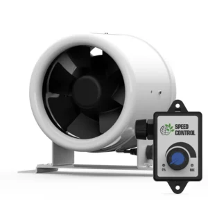 Inline Duct Fan, 110V, Plastic
