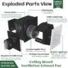 Inline Duct Fan, 120-480m³/h, HVAC - view 4