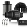 Inline Duct Fan, 120V, Stainless Steel