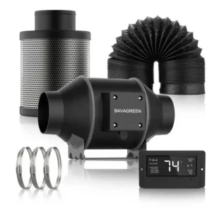 Inline Duct Fan, 120V, Stainless Steel