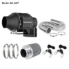 Inline Duct Fan, 120V, Stainless Steel - view 2