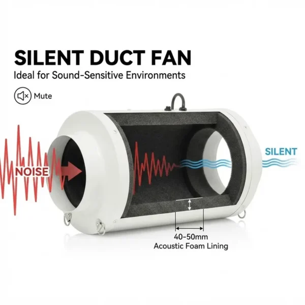 Inline Duct Fan, 125mm-315mm, PWM - view 2