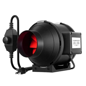 Inline Duct Fan, 125mm, Centrifugal, Plastic, Steel
